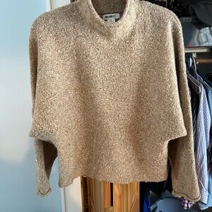 William Rast Women's Tan Crew Neck Sweater